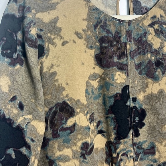 Aritzia Wilfred Myosotis Abstract Floral Minimalist Lagenlook Shift Dress - Picture 12 of 15